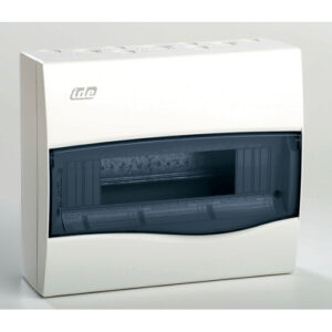 IDE GRUPPETAVLE 1R 12M Transp. låg PE/N klemme IP40