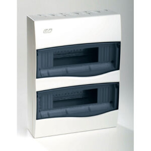 IDE GRUPPETAVLE 2R 24M PE/N klemme transp.låg IP40