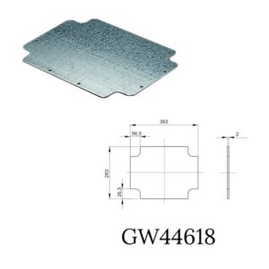 GEWISS bundplade 380 x 300