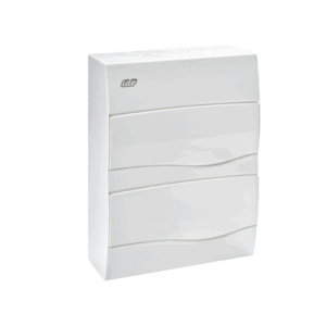 IDE GRUPPETAVLE 2R 24M PE/N klemmer IP40 opal låg