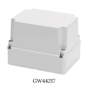 GEWISS kasse IP56 indvendige mål 190x140x140mm skruer med hængsel