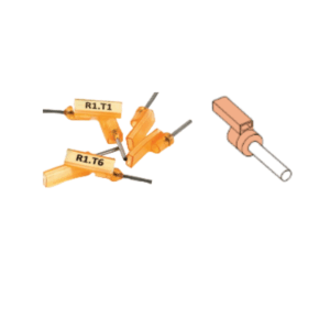 Grafo tylle med mærkeholder Ø 0,5 mm² 9 mm - 200 stk/pk