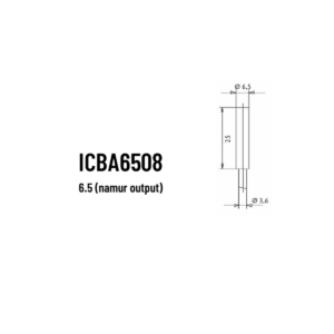 Schönbuch induktiv sensor flush Ø 6,5mm NAMUR 1,5mm tasteafstand 6m kabel