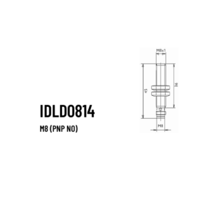 Schönbuch induktiv sensor flush Ø 8mm PNP NO 1,5mm tasteafstand M8/3pin stik