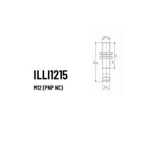 SCHÖNBUCH INDUKTIV SENSOR M12 PNP NC, M12-stik