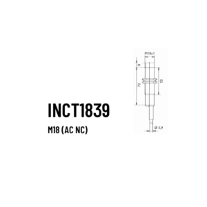 Schönbuch induktiv sensor M18 AC-NC non flush m.kabel