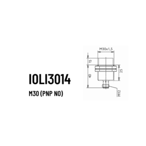 Schönbuch induktiv sensor Ø30/M12 non flush PNP NO