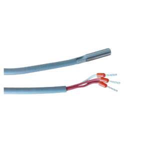 TERMOTECH føler PT100 Ø6x30mm 3leder 5m silikone -40-200°C  uden fjeder