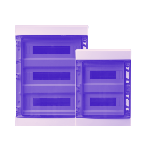 IDE GRUPPETAVLE IP65 med transparant låg